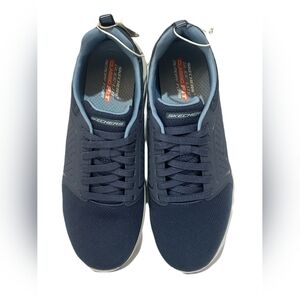 Skechers Glide-Lite Men's Classic Shoes Fit With Memory Foam (Navy, Medium 9)